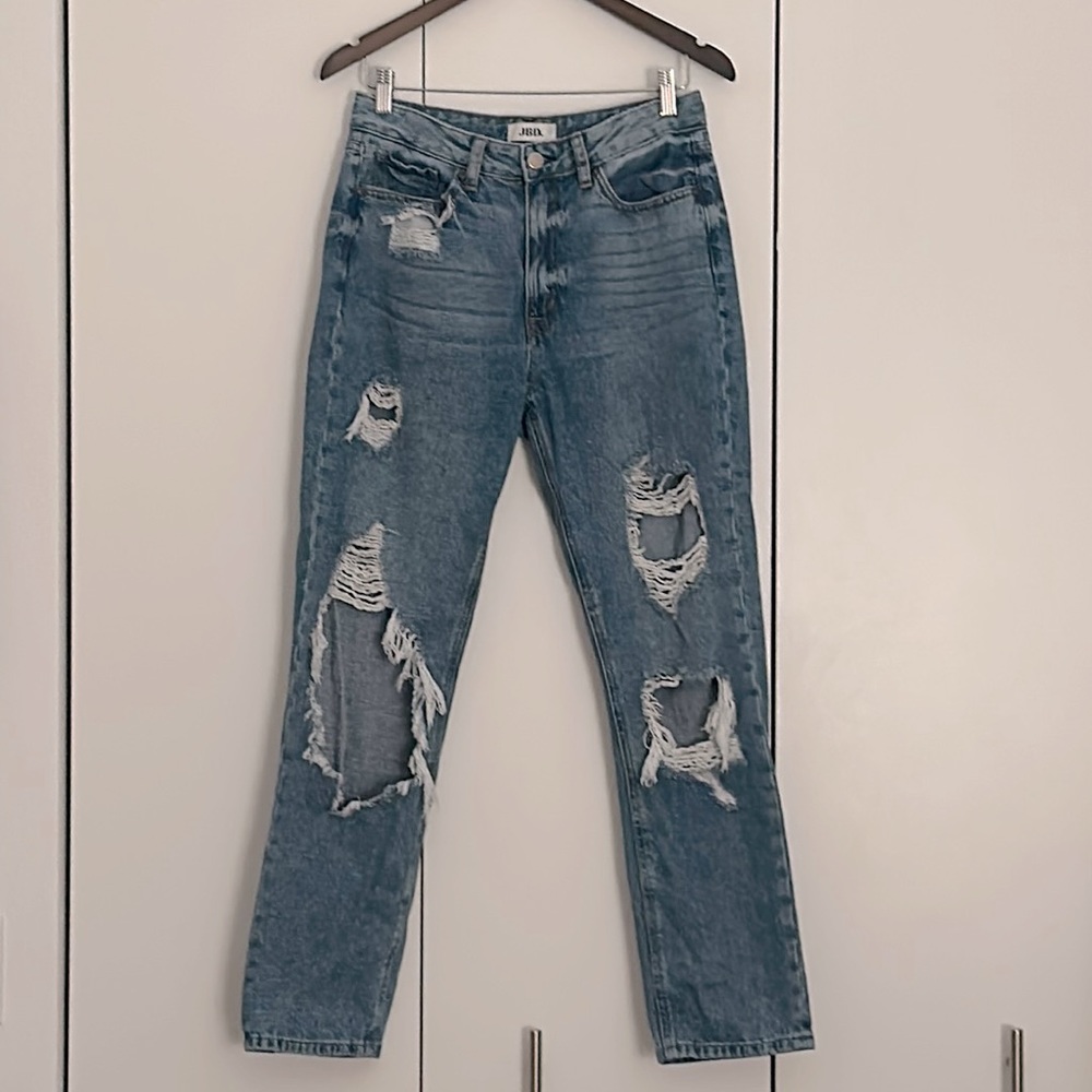 JBD High Rise Ripped Jeans
